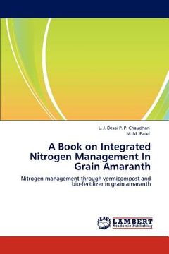 portada a book on integrated nitrogen management in grain amaranth (in English)