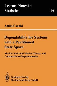 portada dependability for systems with a partitioned state space (en Inglés)