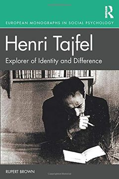 portada Henri Tajfel: Explorer of Identity and Difference (European Monographs in Social Psychology) (en Inglés)