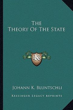 portada the theory of the state (en Inglés)