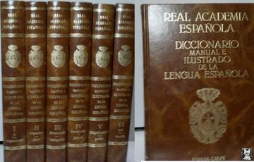 portada Diccionario Manual e Ilustrado de la Lengua Española Tomo 1