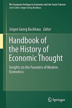 portada handbook of the history of economic thought