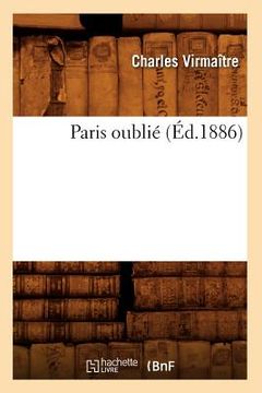 portada Paris Oublié (Éd.1886) (in French)