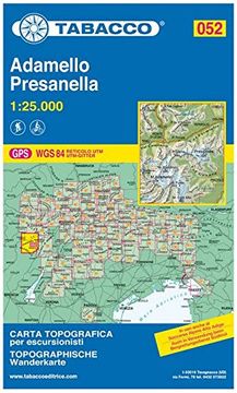 portada Adamello, Presanella 1:25.000 (Carte topografiche per escursionisti)