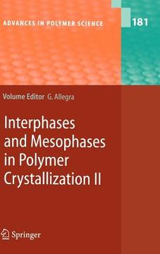 portada interphases and mesophases in polymer crystallization ii (en Inglés)