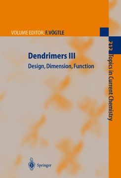 portada dendrimers iii: design, dimension, function (in English)