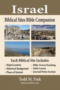 portada Israel Biblical Sites Bible Companion (en Inglés)