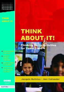 portada Think about It!: Thinking Skills Activities for Years 3 and 4 (in English)