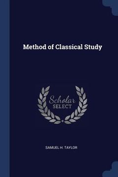 portada Method of Classical Study