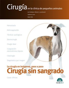 portada Cirugía sin Sangrado Servet (Cirugía en la Clínica de Pequeños Animales) - Libros de Veterinaria - Editorial Servet