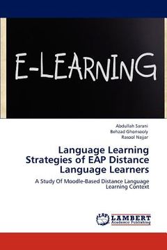 portada language learning strategies of eap distance language learners (en Inglés)