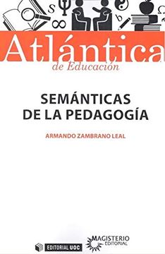 portada Semánticas de la Pedagogía (in Spanish)