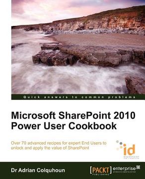 portada microsoft sharepoint 2010 power user cookbook (en Inglés)