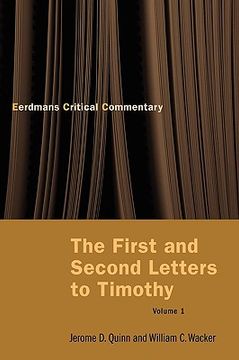 portada the first and second letters to timothy vol 1 (en Inglés)