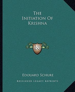 portada the initiation of krishna (en Inglés)
