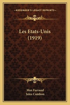 portada Les Etats-Unis (1919) (en Francés)