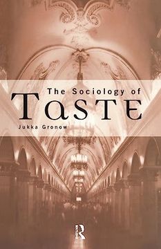 portada The Sociology of Taste (en Inglés)