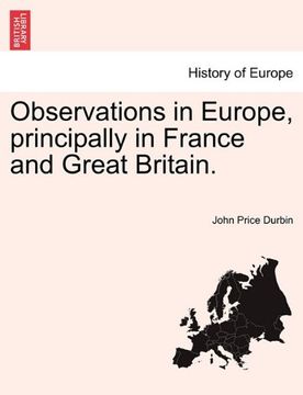 portada observations in europe, principally in france and great britain. (en Inglés)