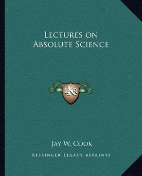 portada lectures on absolute science (en Inglés)