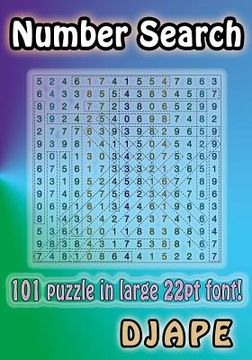 portada Number Search: 101 puzzle in large 22pt font! (in English)