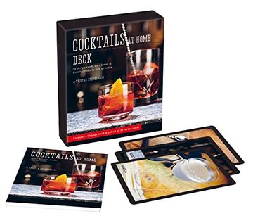 portada Cocktails at Home Deck: 50 Recipe Cards for Classic & Iconic Drinks to mix at Home (2) (Recipe Card Decks) (in English)