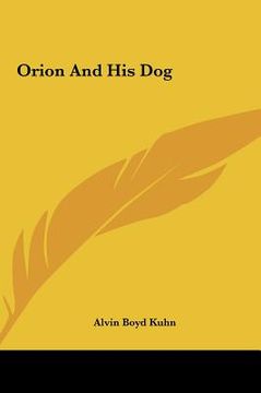 portada orion and his dog (in English)