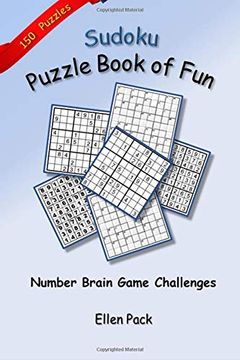 portada Sudoku Puzzle Book of Fun: Number Brain Game Challenges (en Inglés)