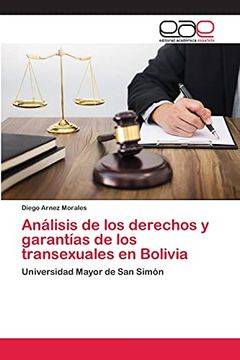 portada Análisis de los Derechos y Garantías de los Transexuales en Bolivia: Universidad Mayor de san Simón (in Spanish)