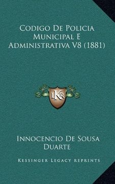 portada Codigo de Policia Municipal e Administrativa v8 (1881) (en Portugués)