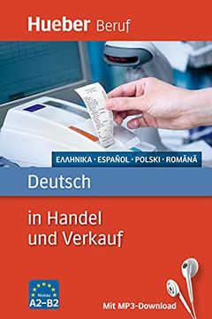 portada Berufssprachführer: Deutsch in Handel und Verkauf: Griechisch, Spanisch, Polnisch, Rumänisch / Buch mit Mp3-Download