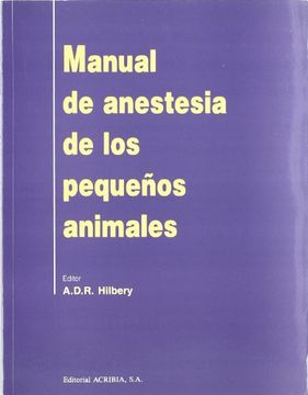 portada Manual de Anestesia de los Pequenos Animales