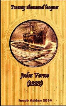 portada Twenty thousand leagues Jules Verne (n. d) (en Inglés)