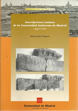 portada Inscripciones Latinas de la Comunidad Autónoma de Madrid (siglos I-VIII)