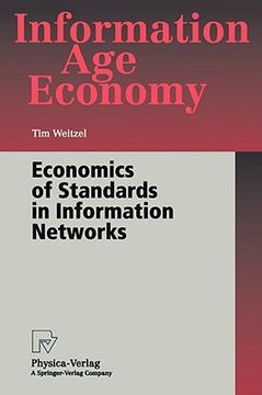 portada economics of standards in information networks (en Inglés)