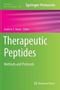 portada Therapeutic Peptides: Methods and Protocols (en Inglés)