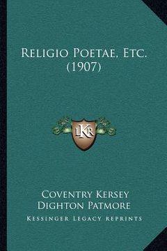 portada religio poetae, etc. (1907) (en Inglés)
