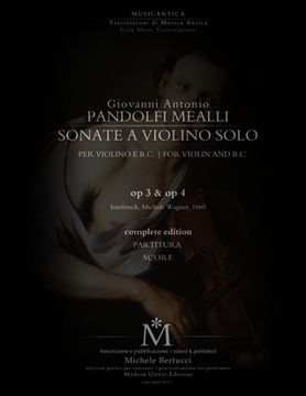 portada Pandolfi Mealli, Sonate per violino op. 3 & op. 4 (en Italiano)