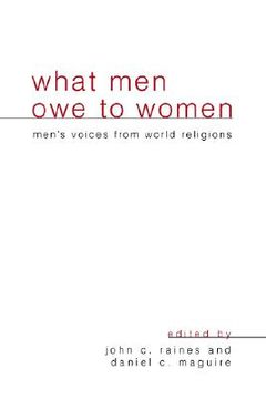 portada what men owe to women: men's voices from world religions (en Inglés)