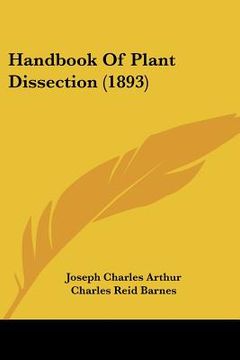 portada handbook of plant dissection (1893) (en Inglés)