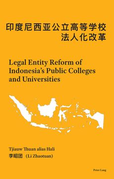 portada Legal Entity Reform of Indonesia's Public Colleges and Universities