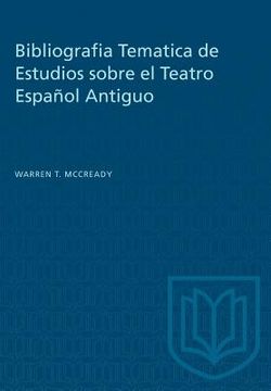 portada Bibliografia Tematica de Estudios sobre el Teatro Español Antiguo (en Inglés)