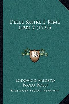 portada delle satire e rime libri 2 (1731) (in English)