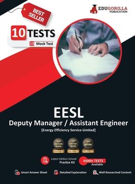 portada EESL Deputy Manager/Assistant Manager Recruitment Exam 2023 - 10 Full Length Mock Tests (1200 Solved Objective Questions) with Free Access to Online T (in English)