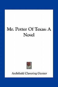 portada mr. potter of texas (in English)