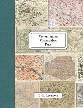 portada Vintage Prints: Vintage Maps: Paris (en Inglés)