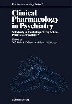 portada clinical pharmacology in psychiatry: selectivity in psychotropic drug action promises or problems? (en Inglés)