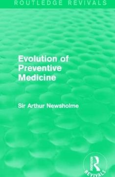 portada Evolution of Preventive Medicine (Routledge Revivals) (en Inglés)
