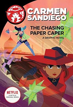 portada Carmen Sandiego 03 Chasing Paper Caper (Carmen Sandiego Graphic Novels) (en Inglés)