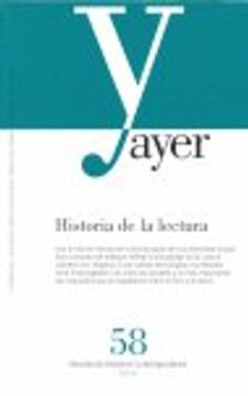 portada ayer 58 -historia de la lectura (in Spanish)