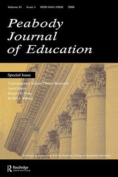 portada peabody journal of education (en Inglés)